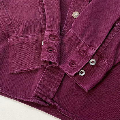 【中古品】【メンズ】 Levi's リーバイス デニムジャケット ブランド 古着 145-260110-gm-06-fuz サイズ：M カラー：ワインレッド 万代Net店