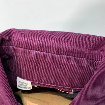 【中古品】【メンズ】 Levi's リーバイス デニムジャケット ブランド 古着 145-260110-gm-06-fuz サイズ：M カラー：ワインレッド 万代Net店