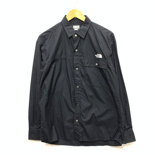 【中古品】【メンズ】 THE NORTH FACE ザ・ノースフェイス NR11961 NUPTSE SHIRT 長袖シャツ ブランド 古着 144-251206-gm-10-fuz サイズ：M カラー：ブラック 万代Net店