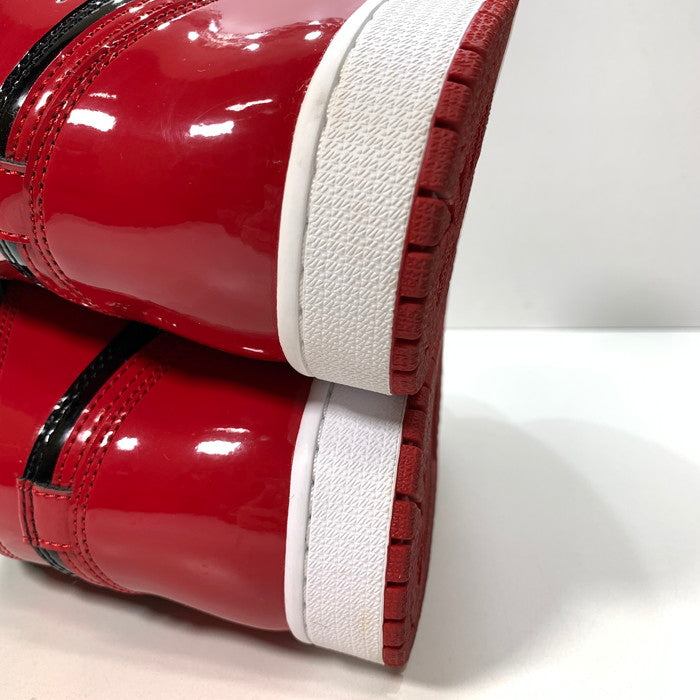 【中古品】【メンズ】 NIKE ナイキ 555088-063 AIR JORDAN 1 HIGH OG " PATENT BRED" エアジョーダン 1 ハイ スニーカー 160-251019-gm-22-fuz サイズ：27.5cm カラー：レッド 万代Net店