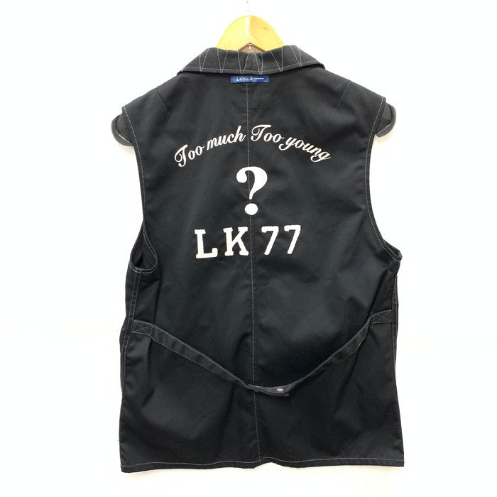 【中古品】【メンズ】 LUKER DICKIES WORK VEST ディッキーズ ワークベスト トップス ブランド 古着 142-250531-gm-05-fuz サイズ：L カラー：ブラック 万代Net店