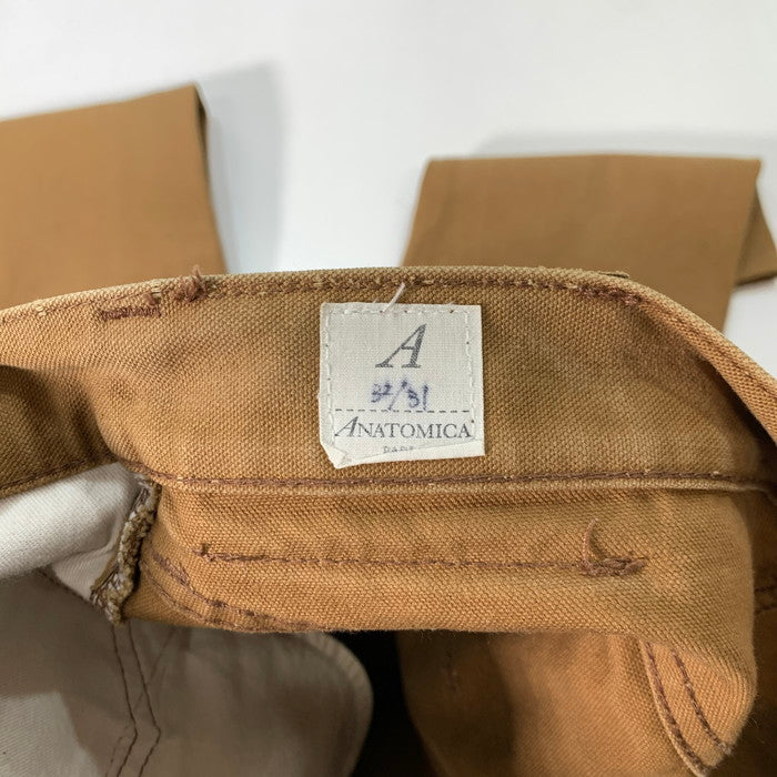 【中古品】【メンズ】 ANATOMICA パンツ ボトムス ブランド 古着 151-260221-gm-03-fuz サイズ：32×31 カラー：ブラウン 万代Net店