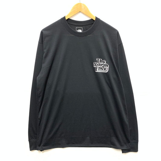 【中古品】【メンズ】 THE NORTH FACE ザ・ノースフェイス NT62593 L.S GRAPHIC CREW TEE 長袖Tシャツ ブランド 古着 144-251206-gm-01-fuz サイズ：XL カラー：ブラック 万代Net店