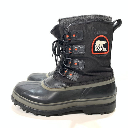 【中古品】【メンズ】 SOREL ソレル NM2138-010 CARIBOU-XT カリブー ブーツ 164-260124-gm-05-fuz サイズ：28cm カラー：ブラック 万代Net店