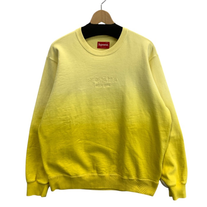 【中古品】【メンズ】 19SS DIPPED CREWNECK SWEAT SHIRT スウェット トップス ブランド 古着 149-251129-gm-21-fuz サイズ：M カラー：イエロー 万代Net店