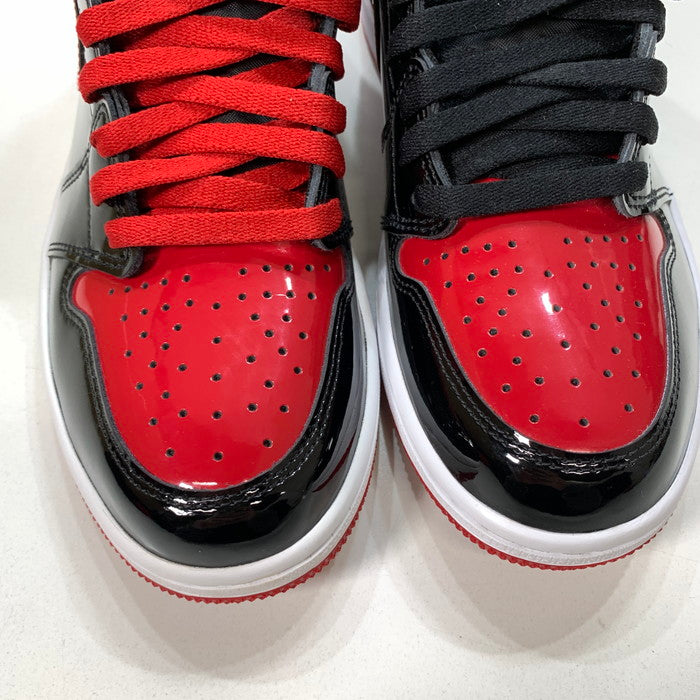 【中古品】【メンズ】 NIKE ナイキ 555088-063 AIR JORDAN 1 HIGH OG " PATENT BRED" エアジョーダン 1 ハイ スニーカー 160-251019-gm-22-fuz サイズ：27.5cm カラー：レッド 万代Net店