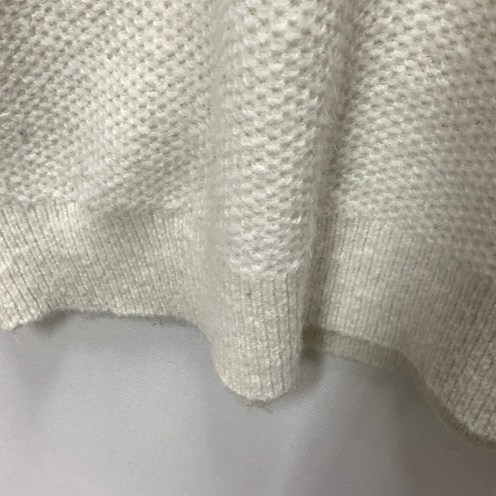 【中古品】【メンズ】 FRED PERRY フレッドペリー PIQUE KNIT JUMPER ニット セーター トップス ブランド 古着 140-250921-gm-24-fuz サイズ：M カラー：ホワイト 万代Net店
