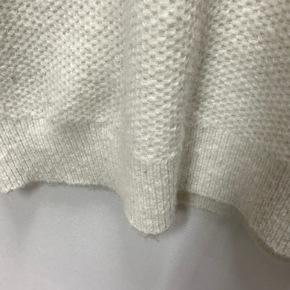 【中古品】【メンズ】 FRED PERRY フレッドペリー PIQUE KNIT JUMPER ニット セーター トップス ブランド 古着 140-250921-gm-24-fuz サイズ：M カラー：ホワイト 万代Net店