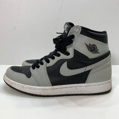 【中古品】【レディース】 NIKE ナイキ 555088-035 AIR JORDAN 1 RETRO HIGH OG "SHADOW 2.0" エア ジョーダン 1 レトロ ハイ スニーカー 166-250621-gm-37-fuz サイズ：24.5cm カラー：ブラック グレー 万代Net店