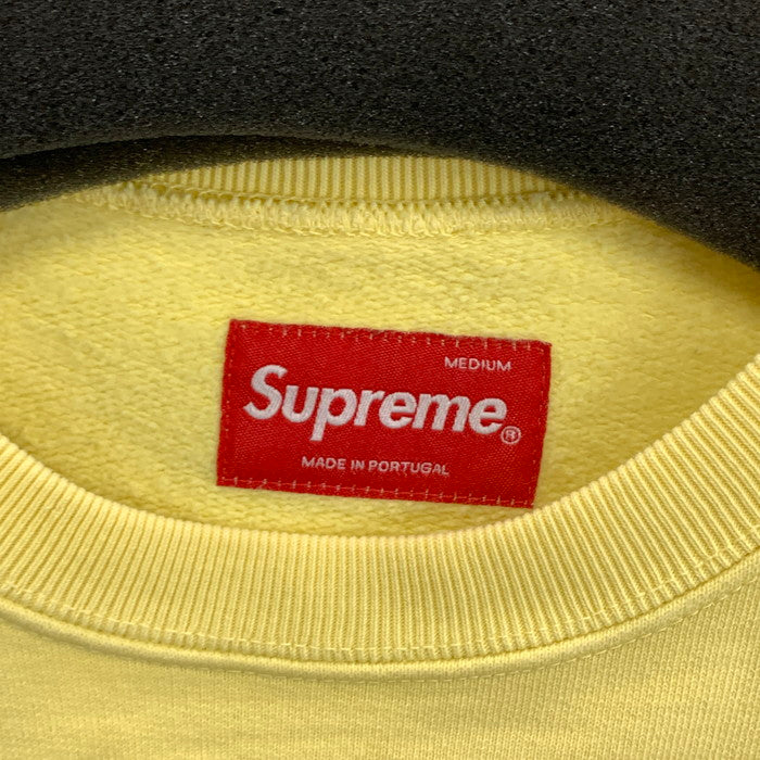 【中古品】【メンズ】 Supreme シュプリーム 19SS DIPPED CREWNECK SWEAT SHIRT スウェット トップス ブランド 古着 149-251129-gm-21-fuz サイズ：M カラー：イエロー 万代Net店