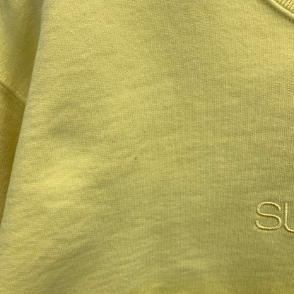 【中古品】【メンズ】 Supreme シュプリーム 19SS DIPPED CREWNECK SWEAT SHIRT スウェット トップス ブランド 古着 149-251129-gm-21-fuz サイズ：M カラー：イエロー 万代Net店