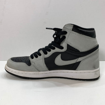【中古品】【レディース】 NIKE ナイキ 555088-035 AIR JORDAN 1 RETRO HIGH OG "SHADOW 2.0" エア ジョーダン 1 レトロ ハイ スニーカー 166-250621-gm-37-fuz サイズ：24.5cm カラー：ブラック グレー 万代Net店