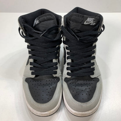 【中古品】【レディース】 NIKE ナイキ 555088-035 AIR JORDAN 1 RETRO HIGH OG "SHADOW 2.0" エア ジョーダン 1 レトロ ハイ スニーカー 166-250621-gm-37-fuz サイズ：24.5cm カラー：ブラック グレー 万代Net店