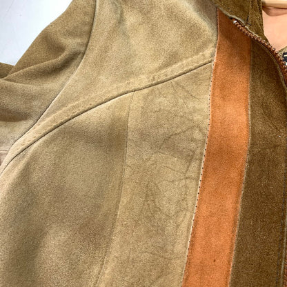 【中古品】【メンズ】 M.S.COLLECTIBLES LEATHER COAT レザーコート ジャケット ブランド 古着 145-251206-gm-13-fuz サイズ：15-16 カラー：ベージュ 万代Net店