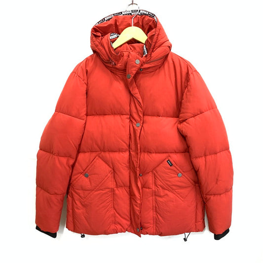【中古品】【メンズ】 RVCA ダウンジャケット アウター ブランド 古着 142-250727-gm-04-fuz サイズ：XS カラー：レッド 万代Net店
