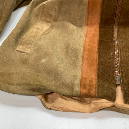 【中古品】【メンズ】 M.S.COLLECTIBLES LEATHER COAT レザーコート ジャケット ブランド 古着 145-251206-gm-13-fuz サイズ：15-16 カラー：ベージュ 万代Net店