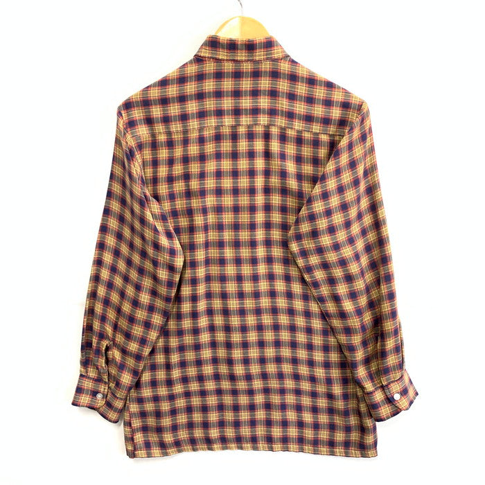 【中古品】【メンズ】 Levi's リーバイス 70s 長袖シャツ ブランド 古着 145-260110-gm-09-fuz サイズ：M カラー：ネイビー レッド 万代Net店