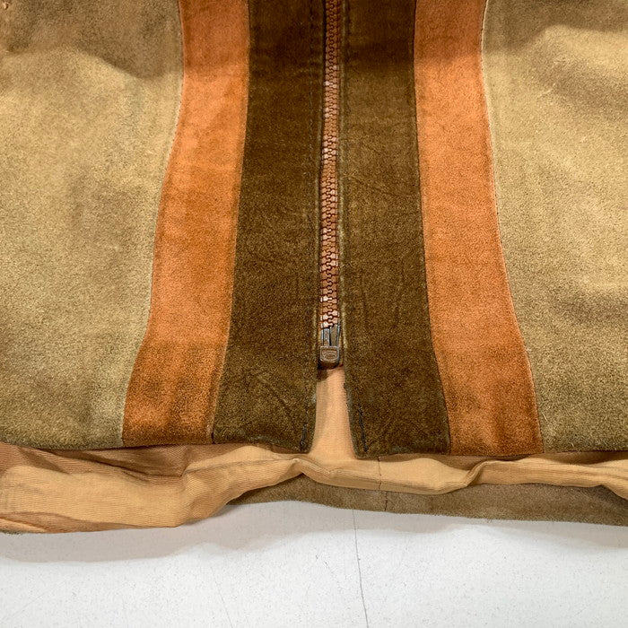 【中古品】【メンズ】 M.S.COLLECTIBLES LEATHER COAT レザーコート ジャケット ブランド 古着 145-251206-gm-13-fuz サイズ：15-16 カラー：ベージュ 万代Net店