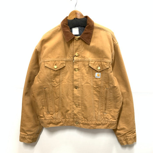 【中古品】【メンズ】 Carhartt カーハート 3RD-TYPE TRACKER JACKET トラッカージャケット ブランド 古着 145-251206-gm-11-fuz サイズ：48 カラー：キャメル 万代Net店