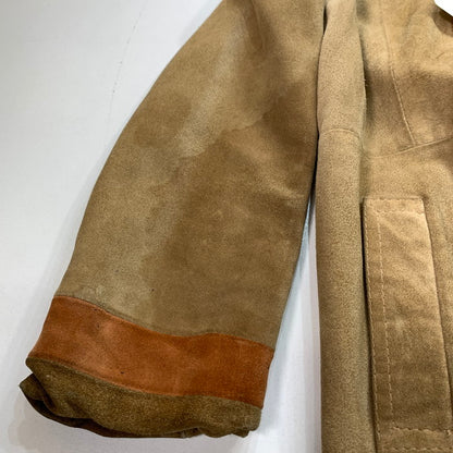 【中古品】【メンズ】 M.S.COLLECTIBLES LEATHER COAT レザーコート ジャケット ブランド 古着 145-251206-gm-13-fuz サイズ：15-16 カラー：ベージュ 万代Net店