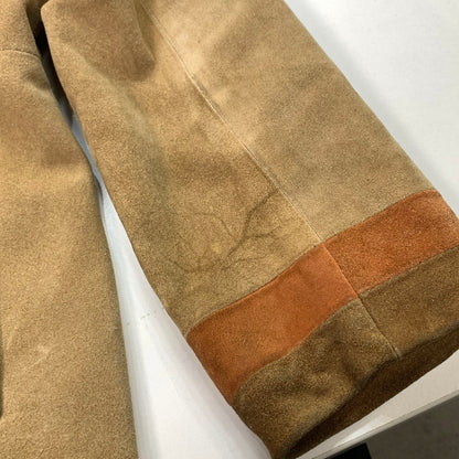 【中古品】【メンズ】 M.S.COLLECTIBLES LEATHER COAT レザーコート ジャケット ブランド 古着 145-251206-gm-13-fuz サイズ：15-16 カラー：ベージュ 万代Net店