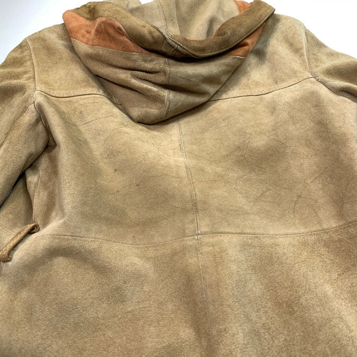 【中古品】【メンズ】 M.S.COLLECTIBLES LEATHER COAT レザーコート ジャケット ブランド 古着 145-251206-gm-13-fuz サイズ：15-16 カラー：ベージュ 万代Net店