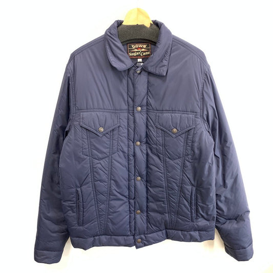 【中古品】【メンズ】 SUGAR CANE シュガーケーン SC1371 ダウンジャケット ブランド 古着 145-260103-gm-14-fuz サイズ：XL カラー：ネイビー 万代Net店