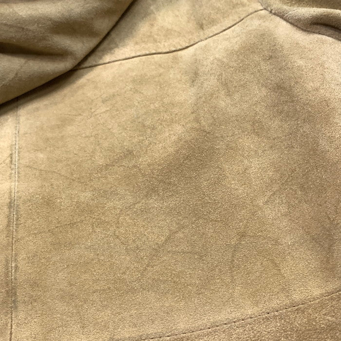 【中古品】【メンズ】 M.S.COLLECTIBLES LEATHER COAT レザーコート ジャケット ブランド 古着 145-251206-gm-13-fuz サイズ：15-16 カラー：ベージュ 万代Net店