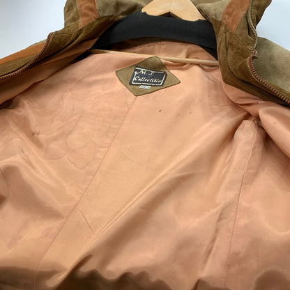 【中古品】【メンズ】 M.S.COLLECTIBLES LEATHER COAT レザーコート ジャケット ブランド 古着 145-251206-gm-13-fuz サイズ：15-16 カラー：ベージュ 万代Net店