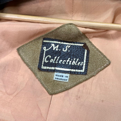 【中古品】【メンズ】 M.S.COLLECTIBLES LEATHER COAT レザーコート ジャケット ブランド 古着 145-251206-gm-13-fuz サイズ：15-16 カラー：ベージュ 万代Net店