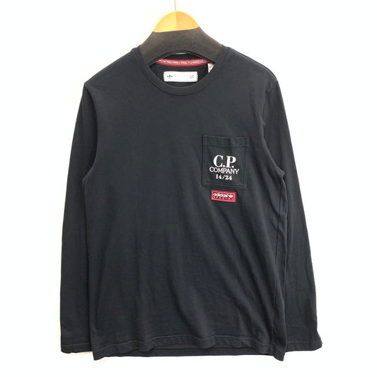 【中古品】【メンズ】 C.P.COMPANY×ADIDAS シーピーカンパニー×アディダス SPZL POCKET LS TEE 長袖Tシャツ ブランド 古着 141-260411-gm-25-fuz サイズ：L カラー：ブラック 万代Net店
