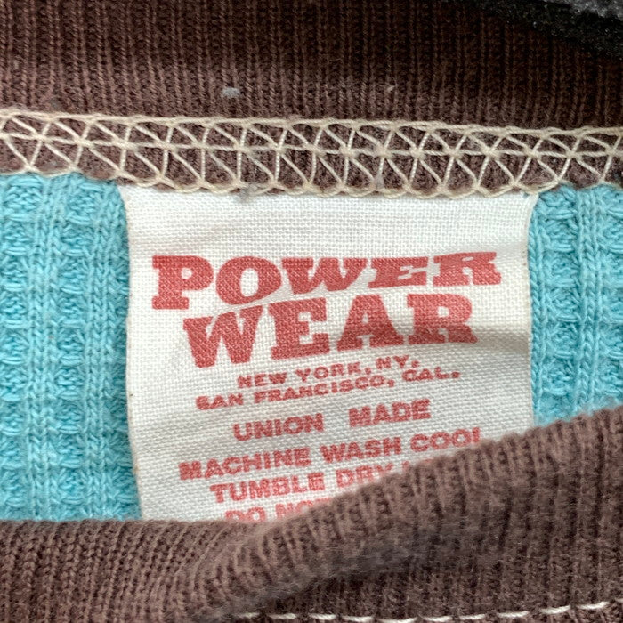 【中古品】【メンズ】 FREEWHEELERS POWER WEAR サーマルカットソー 長袖Tシャツ ブランド 古着 145-251206-gm-14-fuz サイズ：S カラー：ブルー 万代Net店