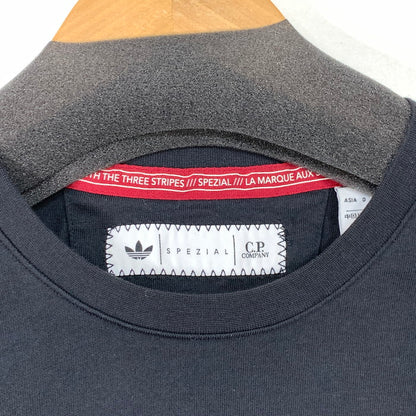 【中古品】【メンズ】 C.P.COMPANY×ADIDAS シーピーカンパニー×アディダス SPZL POCKET LS TEE 長袖Tシャツ ブランド 古着 141-260411-gm-25-fuz サイズ：L カラー：ブラック 万代Net店