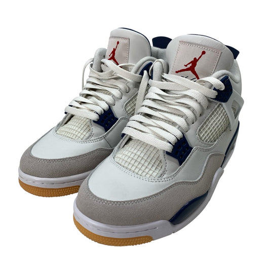 【中古品】【メンズ】 NIKE SB ナイキエスビー DR5415-100 AIR JORDAN 4 RETRO SP "SUMMIT WHITE/NAVY" エアジョーダン 4 スニーカー 160-260308-gm-01-fuz サイズ：26.5cm カラー：ホワイト ブルー 万代Net店