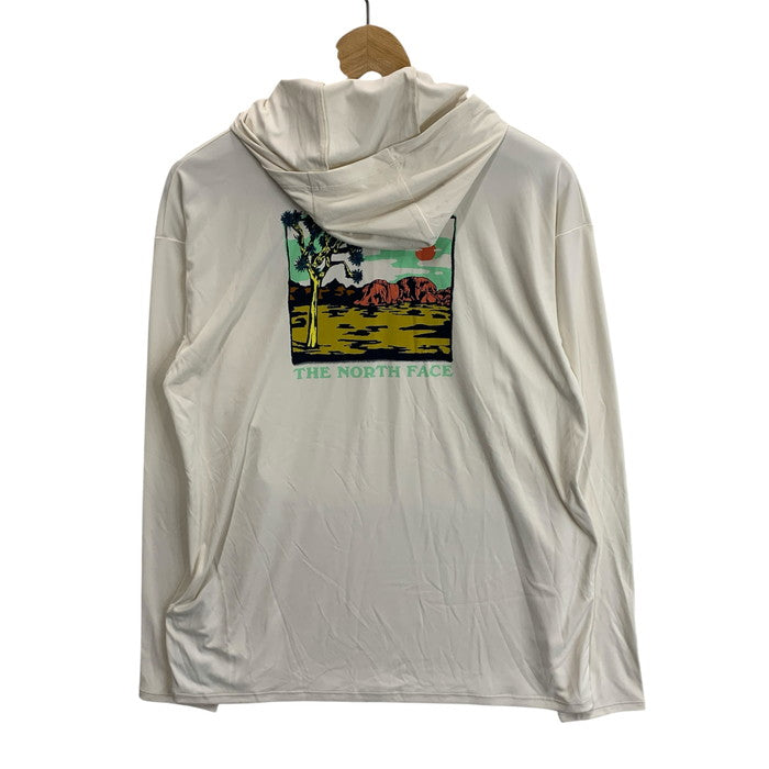 【中古品】【メンズ】 THE NORTH FACE ザ・ノースフェイス NT12540 WATER SMOOTH HOODIE ウォータースムースフーディー パーカー ラッシュガード ブランド 古着 144-260117-gm-15-fuz サイズ：S カラー：ホワイト 万代Net店