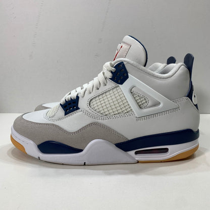 【中古品】【メンズ】 NIKE SB ナイキエスビー DR5415-100 AIR JORDAN 4 RETRO SP "SUMMIT WHITE/NAVY" エアジョーダン 4 スニーカー 160-260308-gm-01-fuz サイズ：26.5cm カラー：ホワイト ブルー 万代Net店