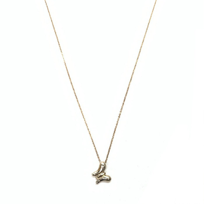 【中古品】【レディース】 TIFFANY&Co. ティファニー エルサペレッティ バタフライネックレス ブランド アクセサリー 182-251213-gm-08-fuz カラー：シルバー 万代Net店