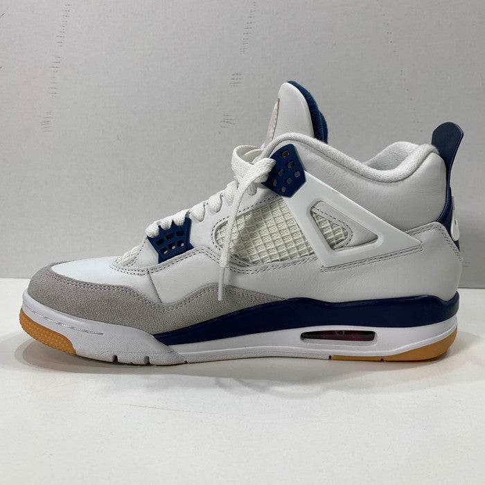 【中古品】【メンズ】 NIKE SB ナイキエスビー DR5415-100 AIR JORDAN 4 RETRO SP "SUMMIT WHITE/NAVY" エアジョーダン 4 スニーカー 160-260308-gm-01-fuz サイズ：26.5cm カラー：ホワイト ブルー 万代Net店