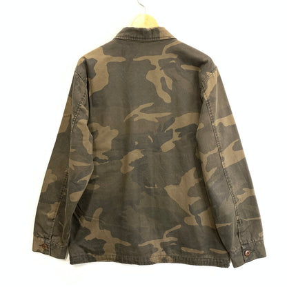 【中古品】【メンズ】 STUSSY ステューシー MILITARY JACKET ミリタリージャケット ブランド 古着 142-251129-gm-26-fuz サイズ：M カラー：ブラウン カモフラ 万代Net店