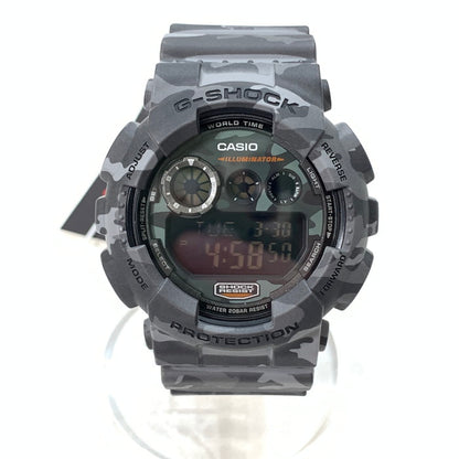 【中古美品】【メンズ】 G-SHOCK ジーショック GD120CM-8 腕時計 196-250621-gm-40-fuz カラー：グレー カモフラ 万代Net店