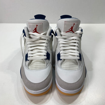 【中古品】【メンズ】 NIKE SB ナイキエスビー DR5415-100 AIR JORDAN 4 RETRO SP "SUMMIT WHITE/NAVY" エアジョーダン 4 スニーカー 160-260308-gm-01-fuz サイズ：26.5cm カラー：ホワイト ブルー 万代Net店