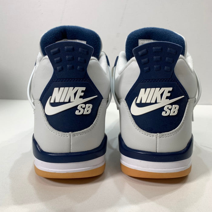 【中古品】【メンズ】 NIKE SB ナイキエスビー DR5415-100 AIR JORDAN 4 RETRO SP "SUMMIT WHITE/NAVY" エアジョーダン 4 スニーカー 160-260308-gm-01-fuz サイズ：26.5cm カラー：ホワイト ブルー 万代Net店