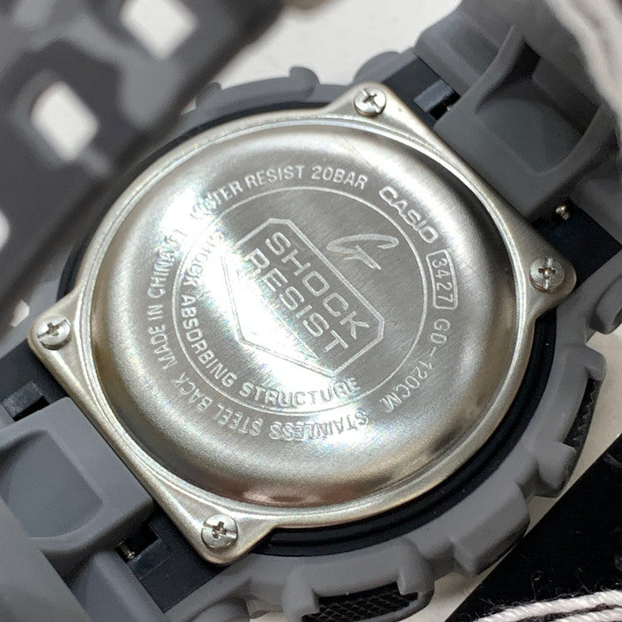 【中古美品】【メンズ】 G-SHOCK ジーショック GD120CM-8 腕時計 196-250621-gm-40-fuz カラー：グレー カモフラ 万代Net店