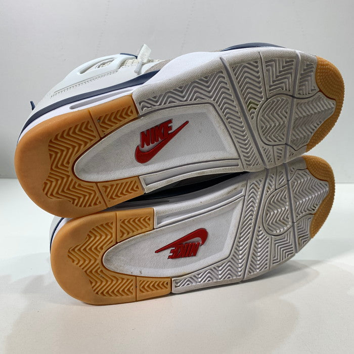 【中古品】【メンズ】 NIKE SB ナイキエスビー DR5415-100 AIR JORDAN 4 RETRO SP "SUMMIT WHITE/NAVY" エアジョーダン 4 スニーカー 160-260308-gm-01-fuz サイズ：26.5cm カラー：ホワイト ブルー 万代Net店
