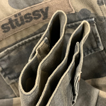 【中古品】【メンズ】 STUSSY ステューシー MILITARY JACKET ミリタリージャケット ブランド 古着 142-251129-gm-26-fuz サイズ：M カラー：ブラウン カモフラ 万代Net店