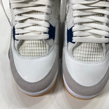 【中古品】【メンズ】 NIKE SB ナイキエスビー DR5415-100 AIR JORDAN 4 RETRO SP "SUMMIT WHITE/NAVY" エアジョーダン 4 スニーカー 160-260308-gm-01-fuz サイズ：26.5cm カラー：ホワイト ブルー 万代Net店