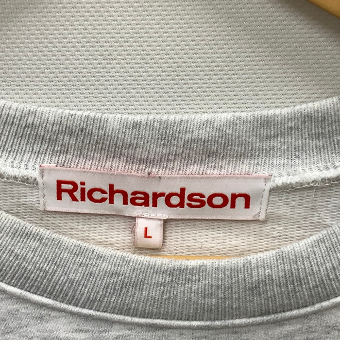 【中古品】【メンズ】 RICHARDSON クルーネックスウェット トップス アウター ブランド 古着 142-250427-gm-32-fuz サイズ：L カラー：グレー 万代Net店