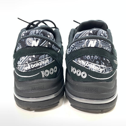 【中古品】【メンズ】 NEW BALANCE ニューバランス ATMOS M1000AP BANDHU スニーカー シューズ 靴 162-250726-gm-07-fuz サイズ：27cm カラー：ブラック 万代Net店