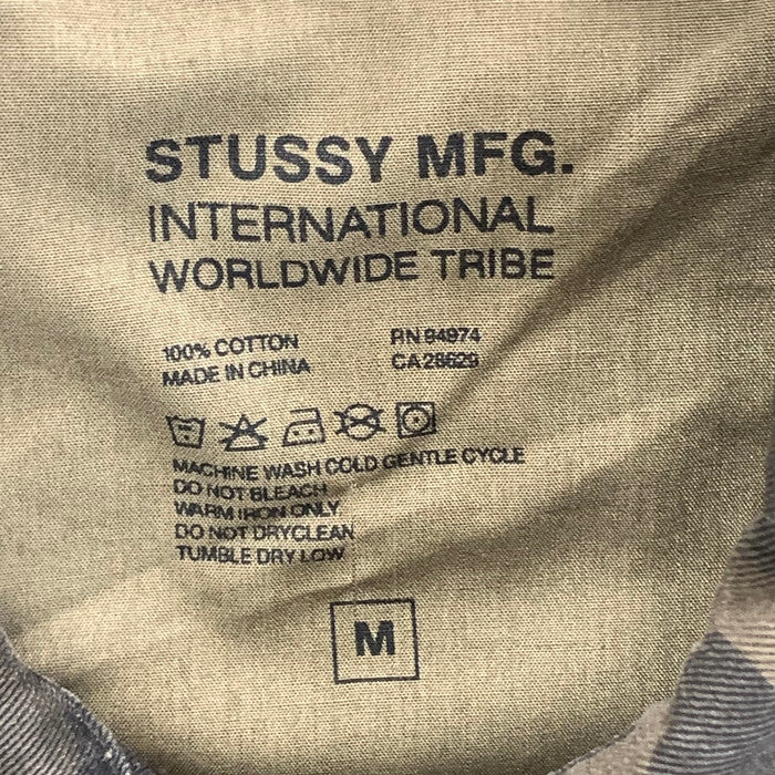 【中古品】【メンズ】 STUSSY ステューシー MILITARY JACKET ミリタリージャケット ブランド 古着 142-251129-gm-26-fuz サイズ：M カラー：ブラウン カモフラ 万代Net店