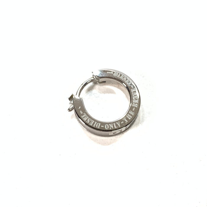 【中古品】【メンズ】 DIESEL ディーゼル ピアス ブランド アクセサリー フープ 192-260322-gm-06-fuz カラー：シルバー 万代Net店